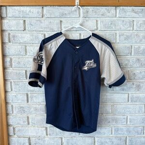 FUBU Navy and White Kids Jersey